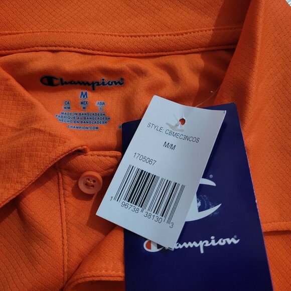 Champion FAMU Florida  A&M University FAM Orange Polo Snake Logo Shirt Alumni - Picture 7 of 10